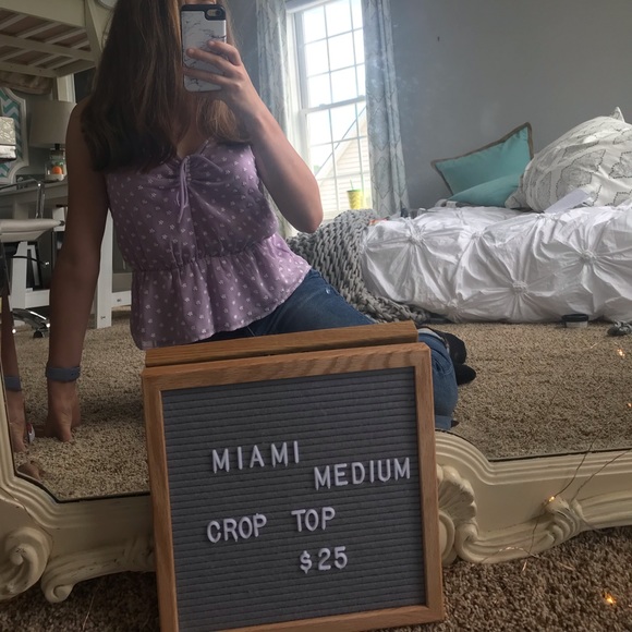 Miami Medium Crop Top - Picture 2 of 4
